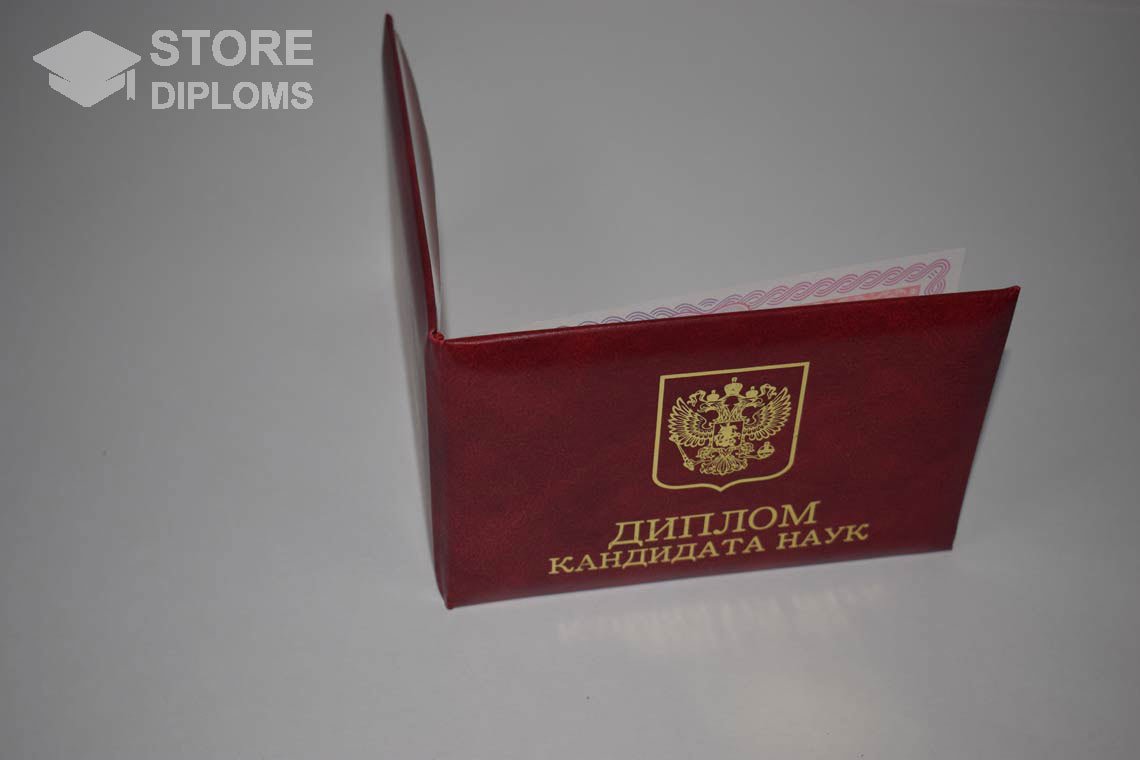 Диплом Кандидата Наук - Обратная Сторона период выдачи 2013-2016 -  Абакан